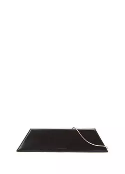 Черная женская кожаная сумка yigit для рук Amina Muaddi