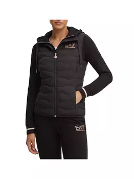 Черная женская куртка Ea7