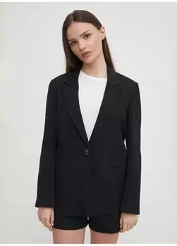 Черная женская куртка стандартного кроя 29NMLW023 Sisley, черный