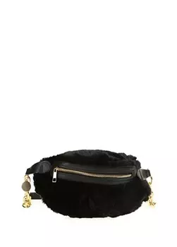 Черная женская поясная сумка Fabrika