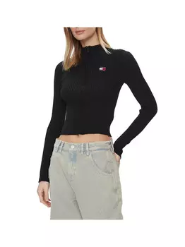 Черная женская рубашка Tommy Jeans