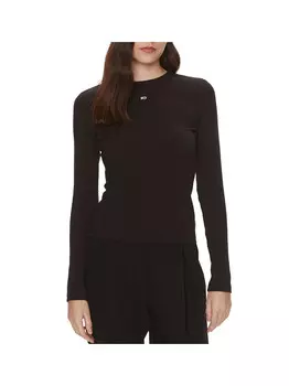 Черная женская рубашка Tommy Jeans