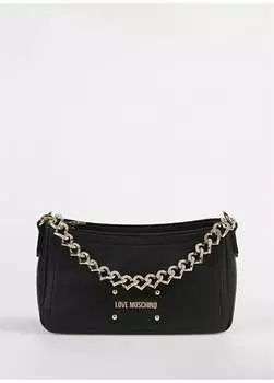 Черная женская сумка через плечо 12X17x13 см JC4124PP1ILN100A Love Moschino, черный