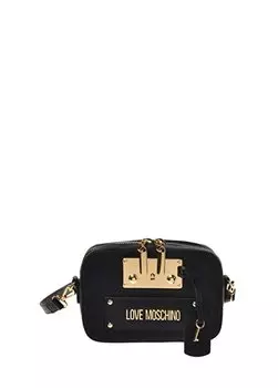 Черная женская сумка через плечо 14X21x6 см JC4159PP1HLG100A Love Moschino, черный