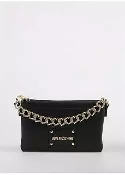 Черная женская сумка через плечо 15X16x14 см JC4122PP1ILN100A Love Moschino, черный