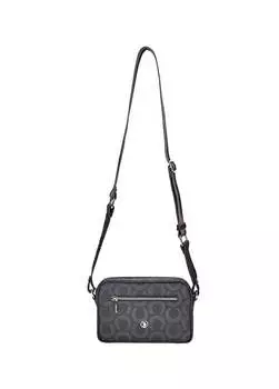 Черная женская сумка через плечо 23X17x7 см US24211 U.S. Polo Assn., черный