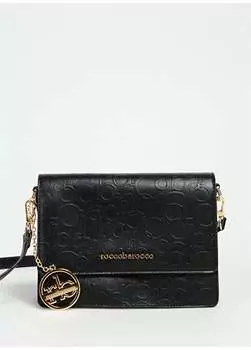 Черная женская сумка через плечо 24x17x10 см RBR910B4004-01 Roccobarocco, черный
