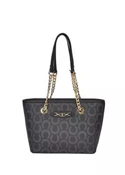 Черная женская сумка через плечо 29X23x14 см US24193 U.S. Polo Assn., черный
