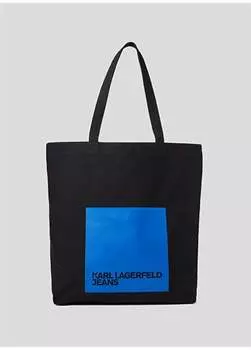 Черная женская сумка через плечо 46X44x13 см 235J3056101 Karl Lagerfeld Jeans, черный