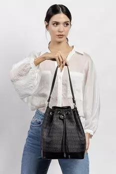 Черная женская сумка через плечо Alessi MC222103273 Marie Claire