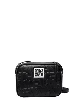 Черная женская сумка через плечо Armani Exchange