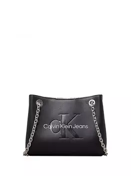 Черная женская сумка через плечо Calvin Klein