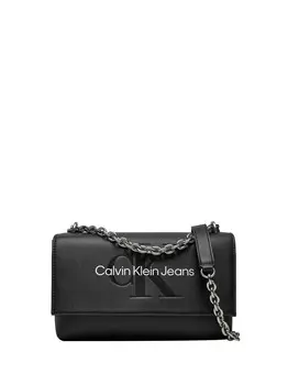Черная женская сумка через плечо Calvin Klein