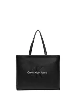 Черная женская сумка через плечо Calvin Klein