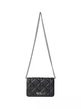 Черная женская сумка через плечо Gaelle Paris