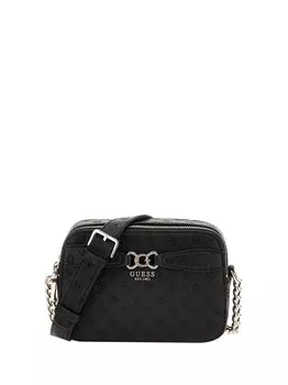 Черная женская сумка через плечо Guess