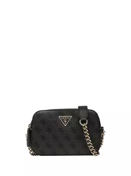 Черная женская сумка через плечо Guess