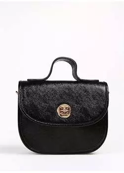 Черная женская сумка через плечо из лакированной кожи 22X17x6 05PC23K107-RG S Pierre Cardin, черный