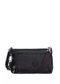 Черная женская сумка через плечо Kipling