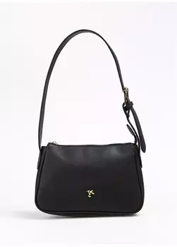 Черная женская сумка через плечо LAVERNA Fabrika, черный