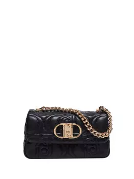 Черная женская сумка через плечо Liu Jo