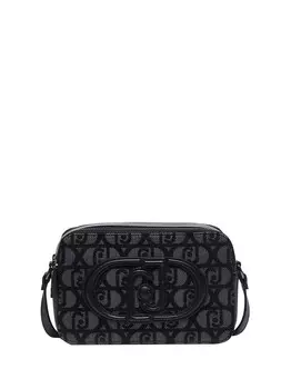 Черная женская сумка через плечо Liu Jo