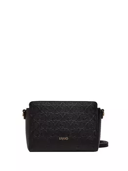 Черная женская сумка через плечо Liu Jo