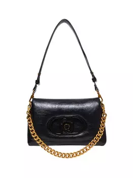 Черная женская сумка через плечо Liu Jo