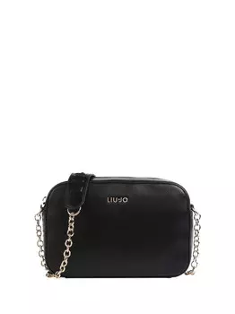 Черная женская сумка через плечо Liu Jo
