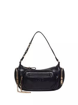 Черная женская сумка через плечо Liu Jo