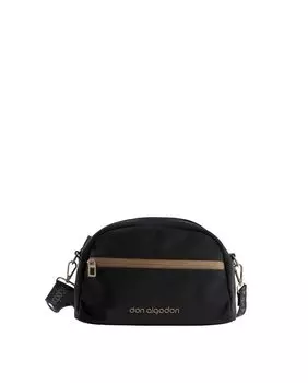 Черная женская сумка через плечо на молнии Don Algodn, черный