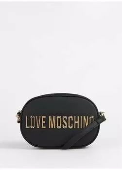 Черная женская сумка через плечо размером 10X18x15 смjc4199pp1ikd0000 Love Moschino, черный