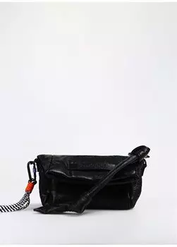 Черная женская сумка через плечо размером 113x21x165 см 24SAXP712000 Desigual, черный