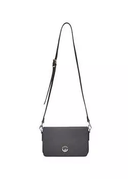 Черная женская сумка через плечо размером 24x14x5 см US24245 U.S. Polo Assn., черный