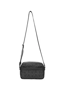 Черная женская сумка через плечо размером 27x18x8 см US24200 U.S. Polo Assn., черный