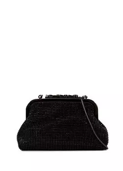 Черная женская сумка через плечо размером 5X22x12 см VBS7UD01550 Valentino, черный