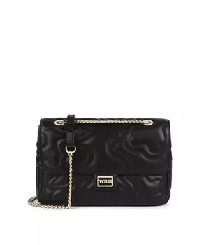 Черная женская сумка через плечо с мягкой подкладкой Kaos Dream Tous, черный