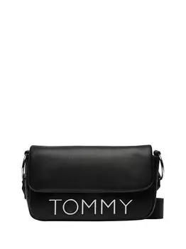 Черная женская сумка через плечо Tommy Hilfiger
