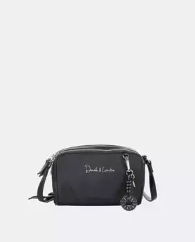 Черная женская сумка через плечо Trophy Devota & Lomba