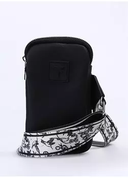 Черная женская сумка для телефона STRAP-DAIGA Fabrika, черный