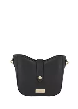 Черная женская сумка на плечо 23х21х7 см 10242 Laura Ashley, черный