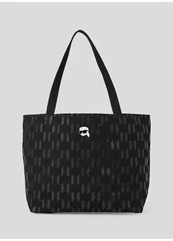 Черная женская сумка на плечо 4X055X30 см 240W3893 Karl Lagerfeld, черный