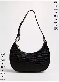 Черная женская сумка на плечо Fabrika