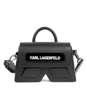 Черная женская сумочка из полиуретана Karl Lagerfeld Kids