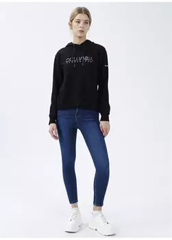 Черная женская толстовка с воротником с капюшоном Columbia