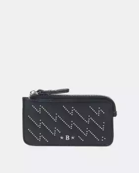 Черная женская визитница на молнии Brownie, черный