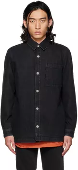 Черная зимняя рубашка рекс Won Hundred