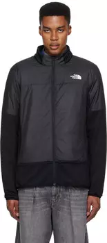 Черная зимняя теплая профессиональная куртка The North Face