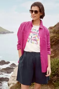 Чернильная футболка с принтом Seasalt Cornwall, белый