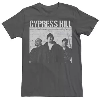 Черно-белая футболка с графическим изображением Juniors' Epic Rights Cypress Hill Licensed Character
